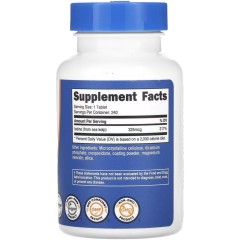 Nutricost, йод, 325 мкг, 240 таблеток